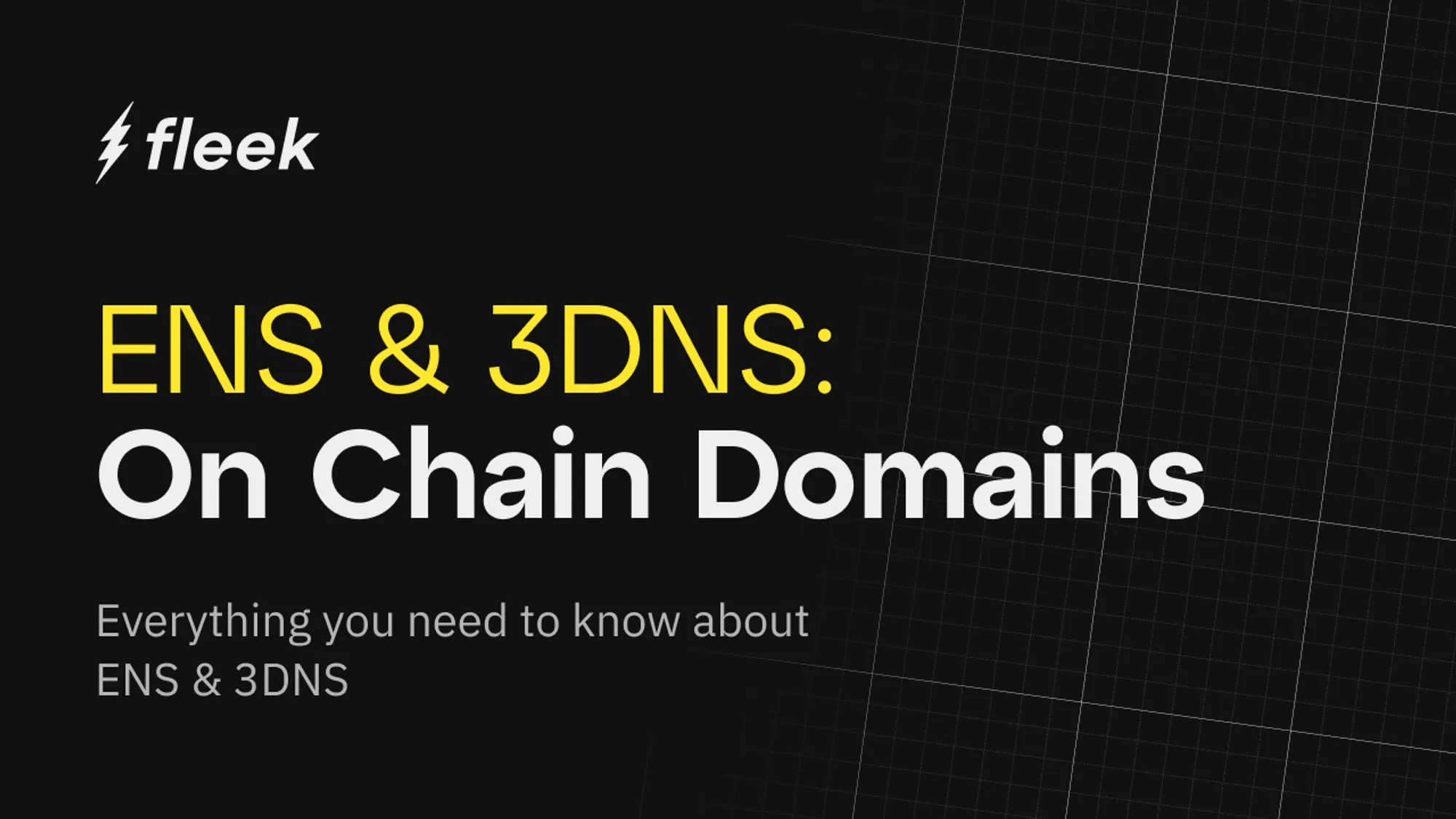 Everything You Need To Know About Onchain Domains — ENS And 3DNS