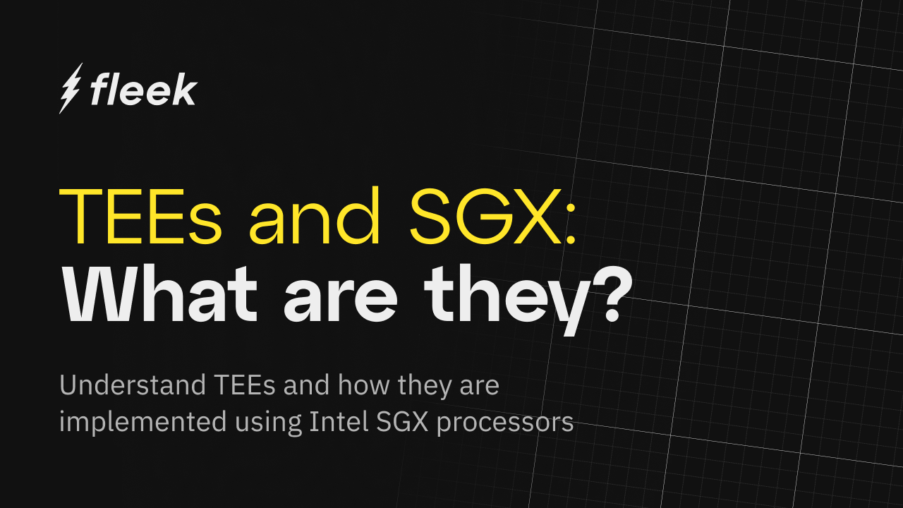 Understanding TEEs and SGX